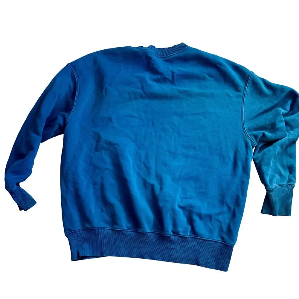 Nike Phoenix Vintage Middle Logo Blue Crewneck Sweatshirt Men Small
